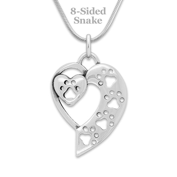 We Love All Paws Necklace Pendant and Gifts