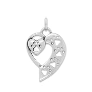 We Love All Paws Necklace Pendant and Gifts -- new