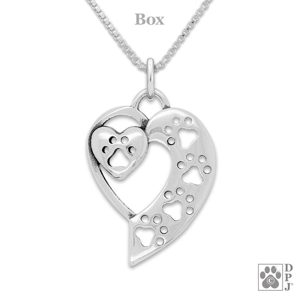We Love All Paws Necklace Pendant and Gifts -- new