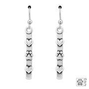 For The Love Of Paw Print Earrings and Jewelry -- new