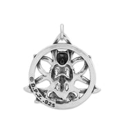 Namaste Yoga Pose Necklace Doga Jewelry in Sterling Silver