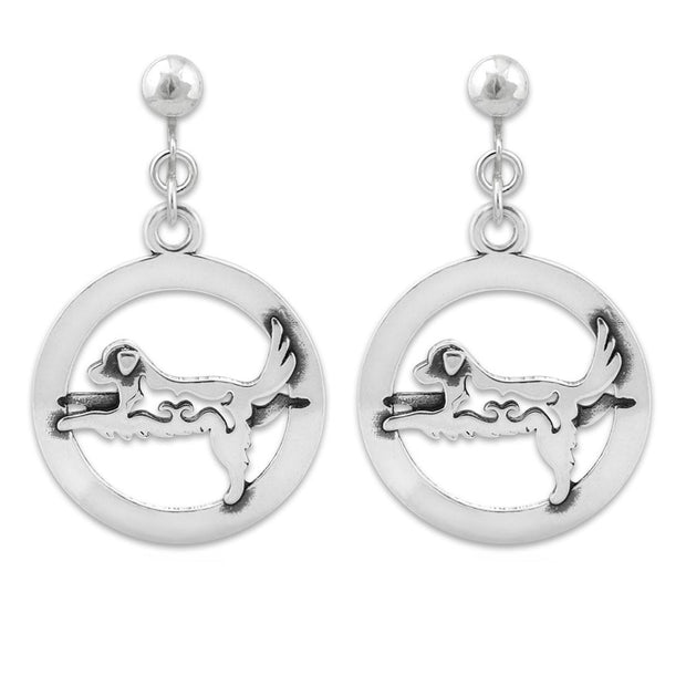 Warrior III Yoga Pose Earrings Doga Jewelry in Sterling Silver