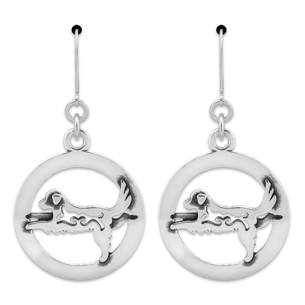 Warrior III Yoga Pose Earrings Doga Jewelry in Sterling Silver