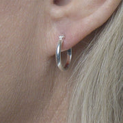 Hoop Earrings, 14 mm