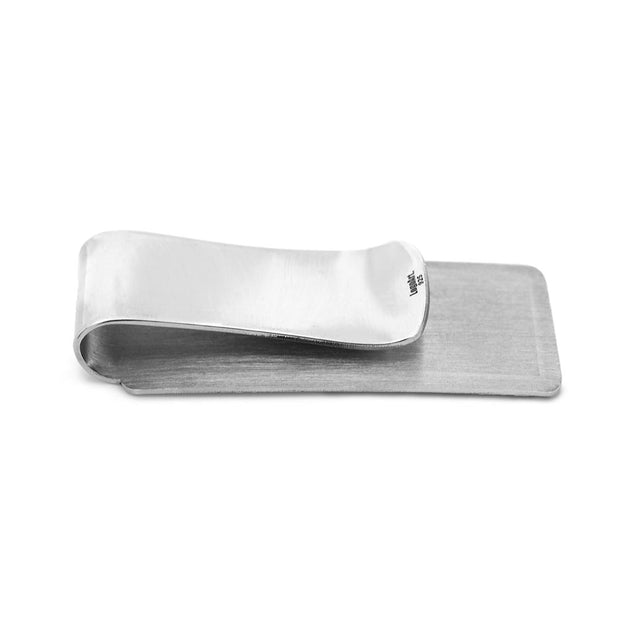 Men's Paw Print Money Clip In Sterling Silver