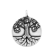 Personalized Dog Memorial Gift, Sterling Silver Tree of Life Pendant