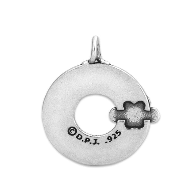 Personalized Paw Print Pet Sympathy Gift, Sterling Silver Forever Pendant