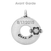 Personalized Paw Print Pet Sympathy Gift, Sterling Forever Pendant