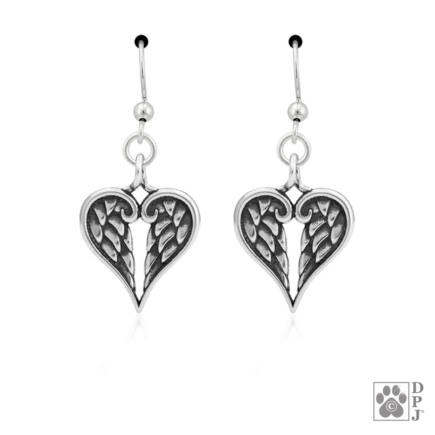 Sterling Silver Angel Earrings