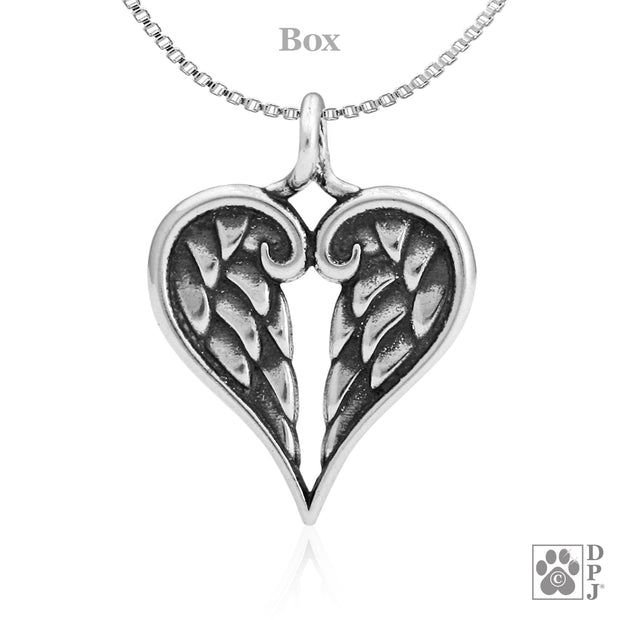 Sterling Silver Angel Necklace, Remembrance Jewelry