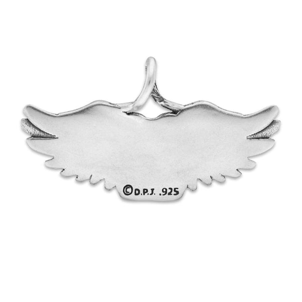 Personalized Angel Remembrance Jewelry, Sterling Silver Heavens Paws Pendant