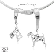 Sterling Silver Airedale Terrier Necklace & Gifts