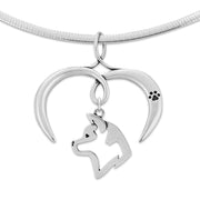I Love My Akita Necklace