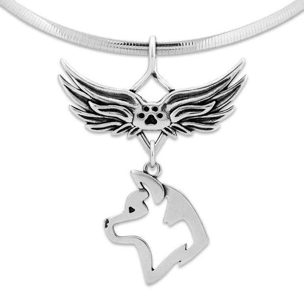 Akita Angel Wing Necklace
