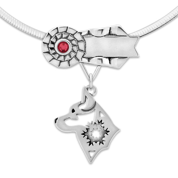 Personalized Best In Show Alaskan Klee Kai Necklace, OTCH Jewelry
