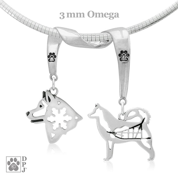 Sterling Silver Alaskan Malamute Necklace & Gifts