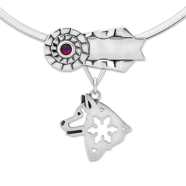 Personalized Best In Show Alaskan Malamute Necklace, GCH Jewelry