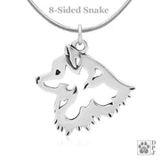 American Eskimo Pendant Necklace in Sterling Silver