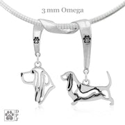 Sterling Silver Basset Hound Necklace & Gifts