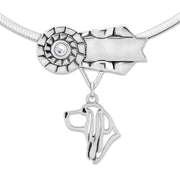 Personalized Best In Show Basset Hound Necklace