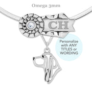 Personalized Best In Show Basset Hound Necklace
