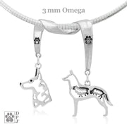 Sterling Silver Belgian Malinois Necklace Gifts