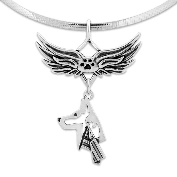Belgian Malinois Memorial Necklace