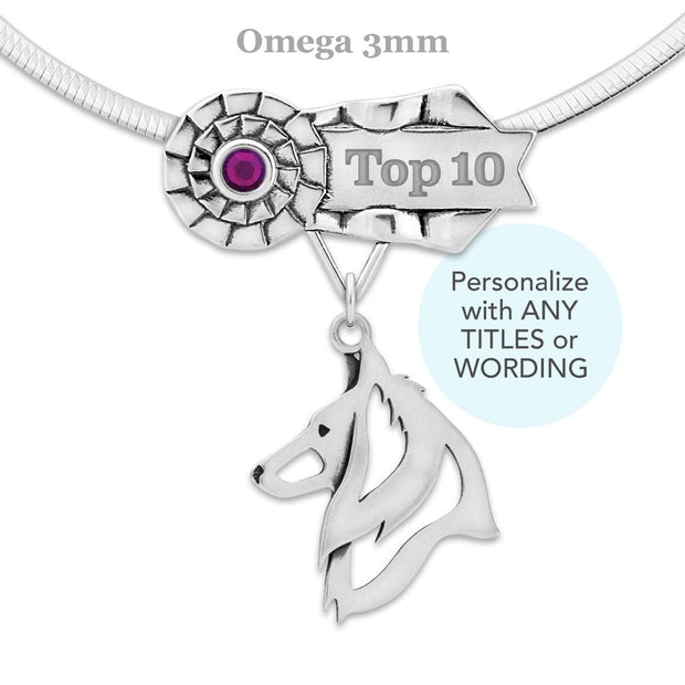 Personalized Best In Show Belgian Sheepdog Necklace