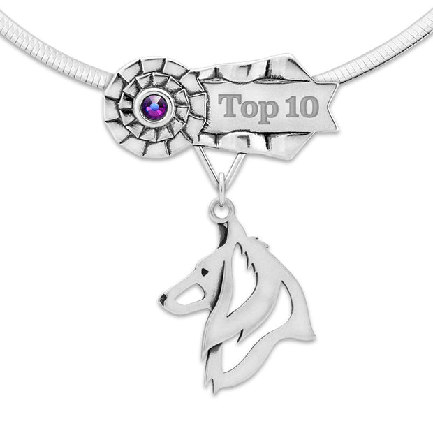 Personalized Best In Show Belgian Sheepdog Necklace
