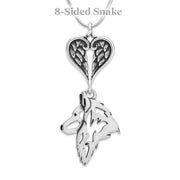 Personalized Belgian Tervuren Angel Necklace