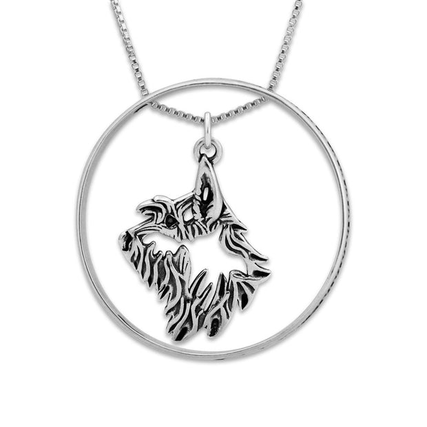 Berger Picard Necklace w/Paw Print Enhancer, Head