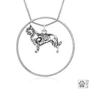 Sterling Silver Berger Picard Necklace w/Paw Print Enhancer, Body