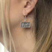 Border Collie Earring Gifts in Sterling Silver