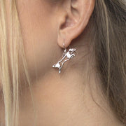 Border Collie Earring Jewelry in Sterling