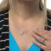 Border Collie Necklace Jewelry in Sterling