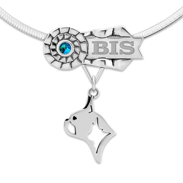 Personalized Best In Show Boston Terrier Necklace, GCH Jewelry