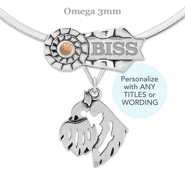 Personalized Best In Show Brussels Griffon Necklace, RATM Jewelry