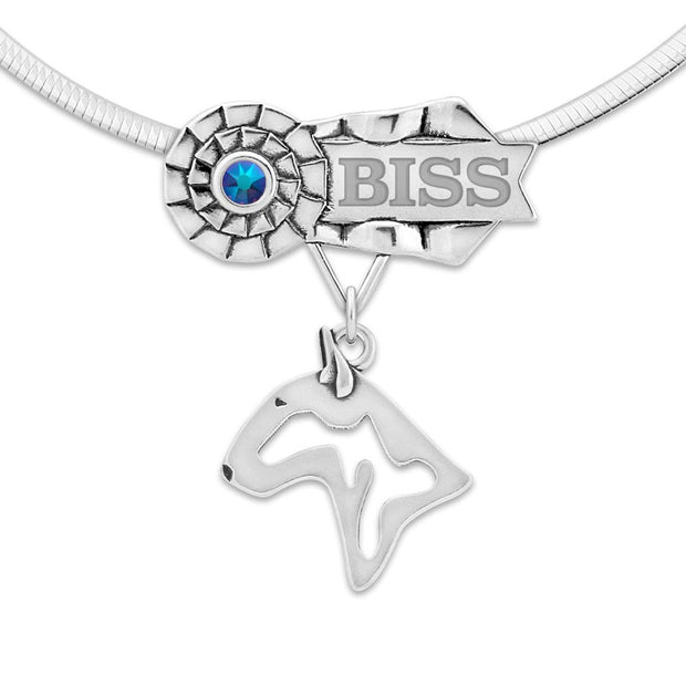 Personalized Best In Show Bull Terrier Necklace, UWPCHX Jewelry
