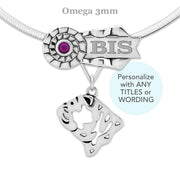 Personalized Best In Show Bulldog Necklace, NOC Jewelry