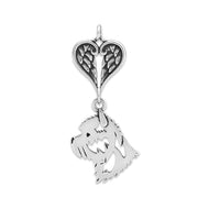 Personalized Cairn Terrier Angel Necklace