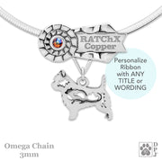 Best In Show Cairn Terrier Necklace Pendant, Grand Champion Dog Gifts