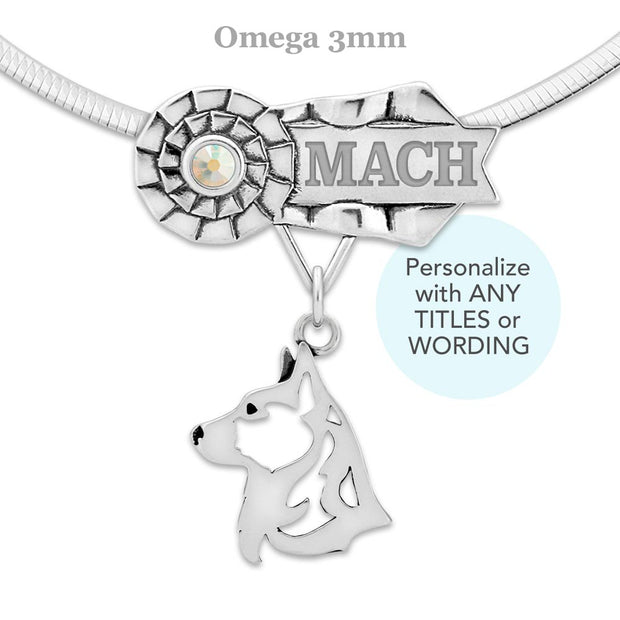 Personalized Best In Show Cardigan Welsh Corgi Necklace, GCH Jewelry