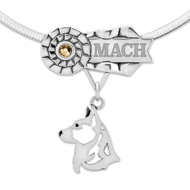 Personalized Best In Show Cardigan Welsh Corgi Necklace, GCH Jewelry