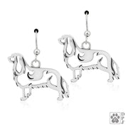 Sterling Silver Cavalier King Charles Spaniel Earrings