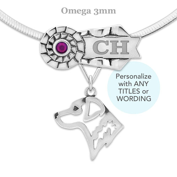 Personalized Best In Show Chesapeake Bay Retriever Necklace
