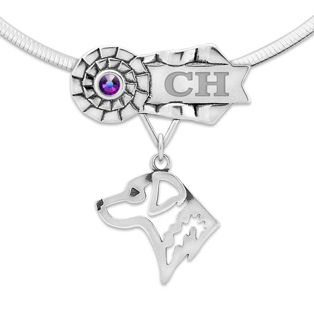 Personalized Best In Show Chesapeake Bay Retriever Necklace