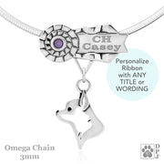 Chihuahua Best In Show Necklace & Jewelry, Custom Dog Title Gifts, Personalized Dog Title Jewelry