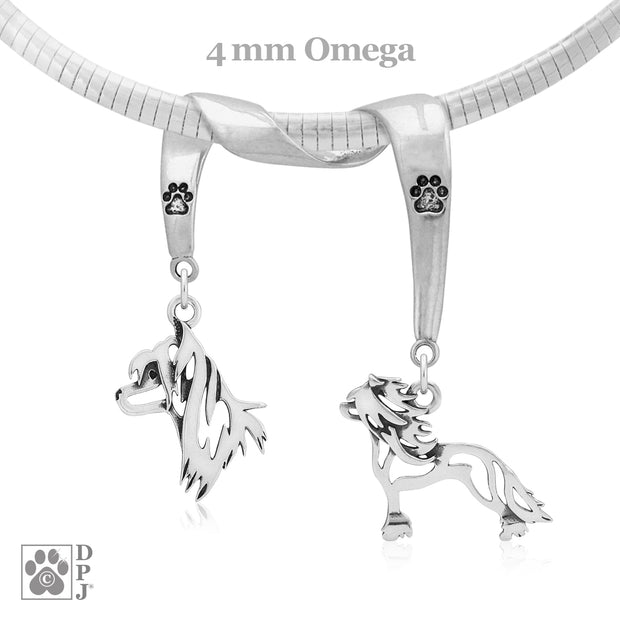 Sterling Silver Chinese Crested Necklace & Gifts
