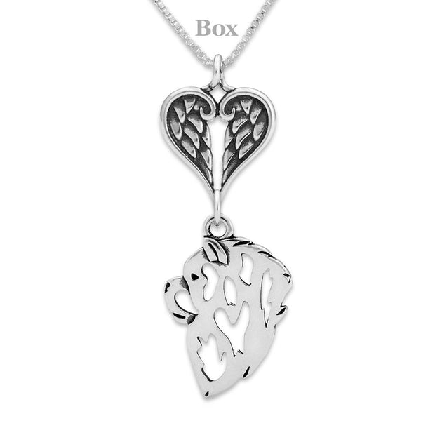 Personalized Chow Chow Angel Necklace
