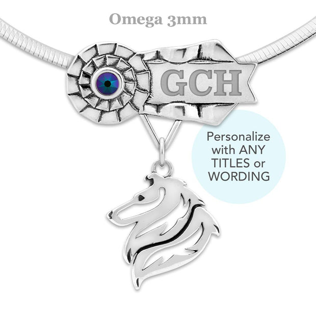 Personalized Best In Show Collie Necklace,  MBISS Jewelry